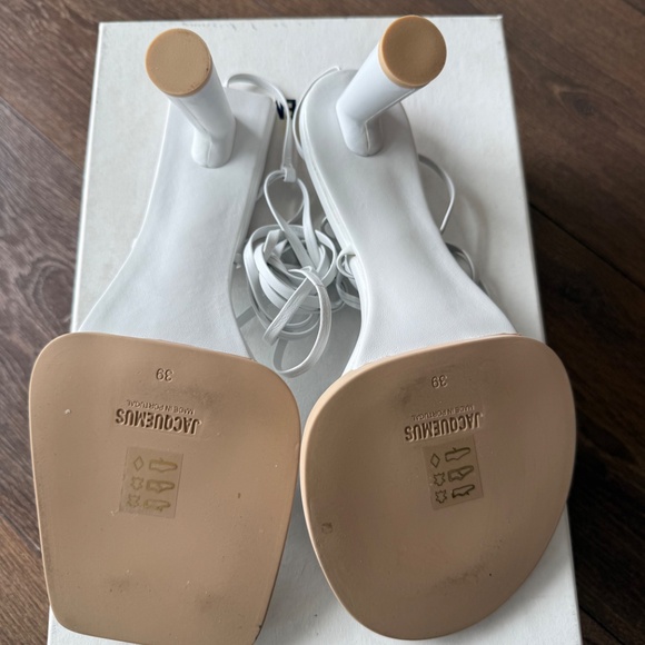 Jacquemus White and Tan Heels - Picture 5 of 8